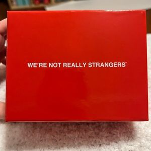 We’re Not Really Strangers Card Game